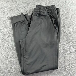 South Pole Joggers Mens Large Micro FLeece Performance Gray Tappered Sweatpants‎